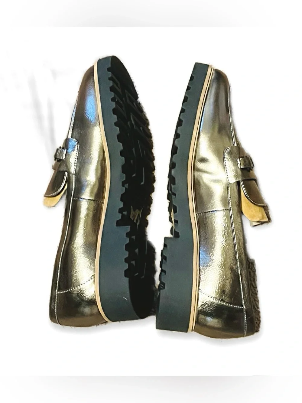 Franco Sarto Pewter Colette Bit Loafers 10W